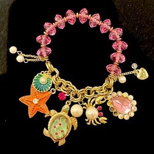 Betsey Johnson Turtle bracelet pre owned